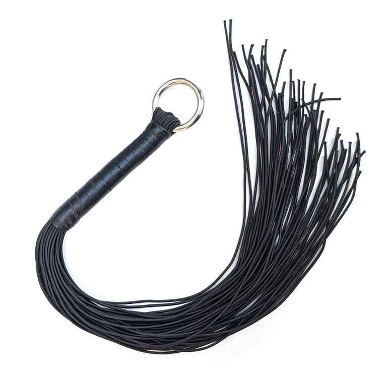 String Falls Mini Flogger With Ring Fouet Corde Xbliss