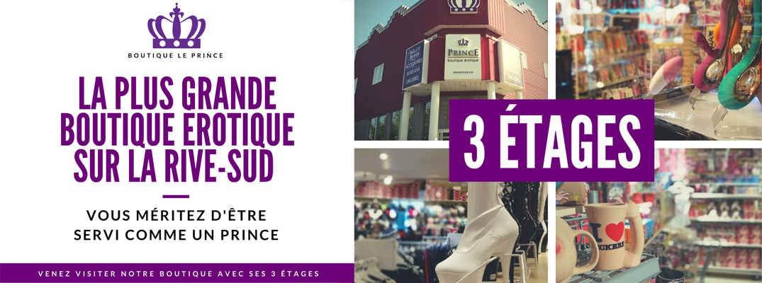 Boutique Sexe Shop | Le Prince Saint-Hubert | 3 étages pour adultes‎