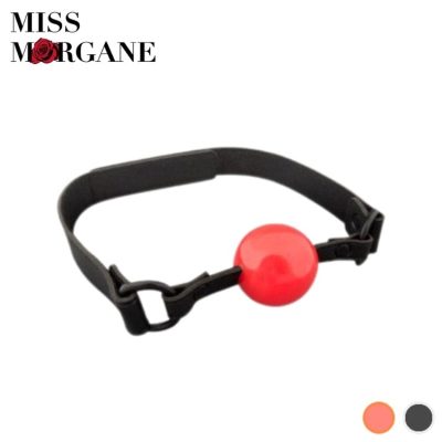 « Bâillon Miss Morgane rouge à boule pleine »