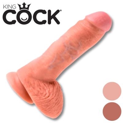 King Cock 8" avec Testicules - Gode Réaliste - Collection King Cock