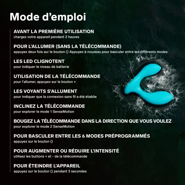 Hugo submergé, démonstration de l'étanchéité
