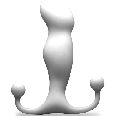 "Masseur prostatique Progasm Classique Aneros Blanc Mat, vue complète, Québec Canada."