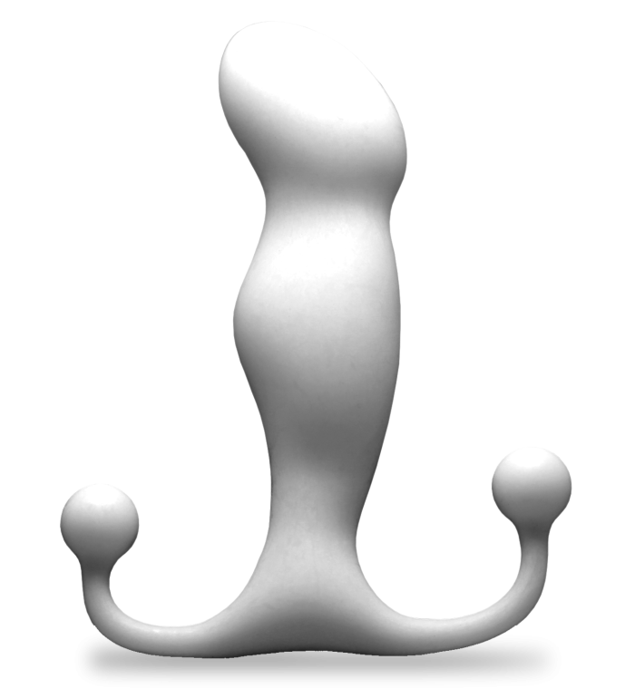 "Masseur prostatique Progasm Classique Aneros Blanc Mat, vue complète, Québec Canada."