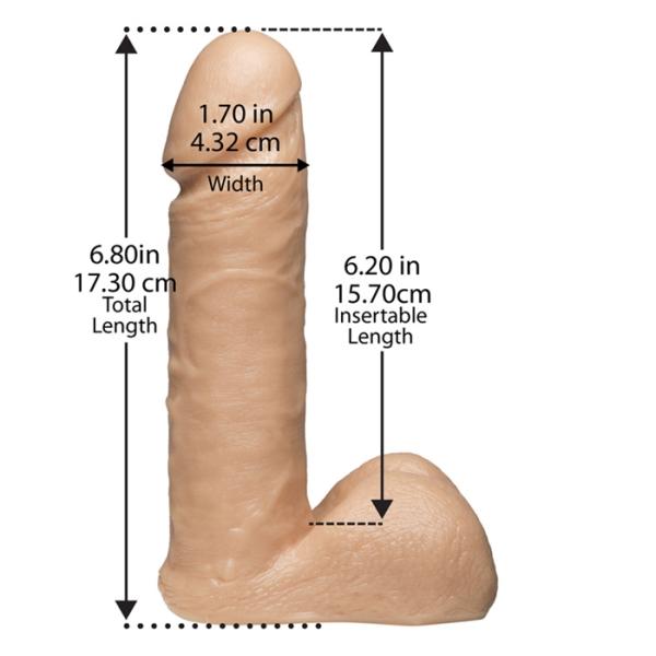 7 Inch Realistic Cock - Ultra Harness - Harnais Vac-U-Lock - Doc Jonhson – Image 4