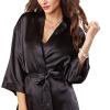 Ensemble Peignoir et Babydoll en Satin - 3717 - Dreamgirl – Image 2