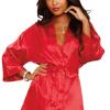 Ensemble Peignoir et Babydoll en Satin - 3717 - Dreamgirl – Image 5
