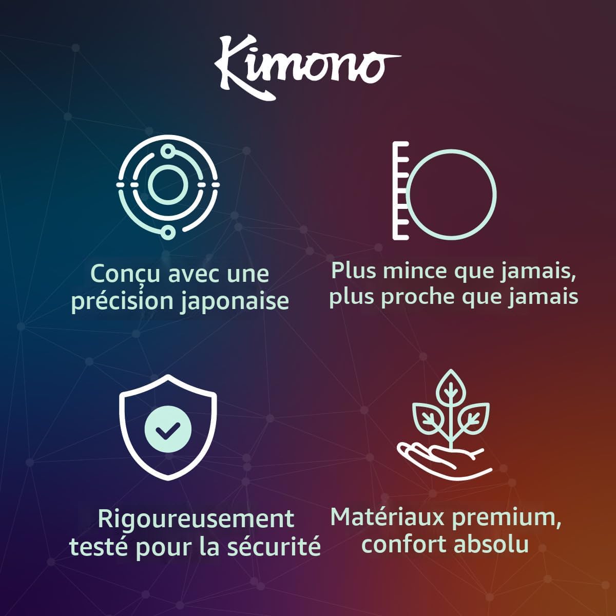 Kimono MicroThin Ribbed + Sensi-Dots - Condoms Texturés Stimulants – Image 5