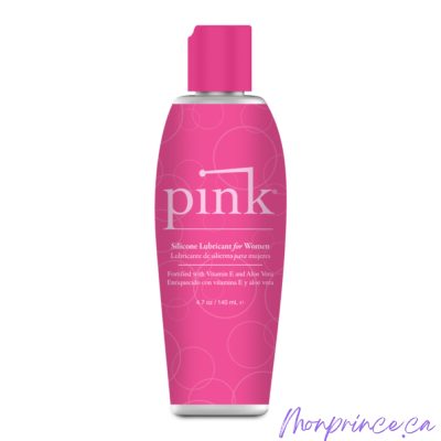 Vue de la bouteille de Lubrifiant Pink au Silicone.