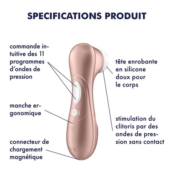 Pro 2 - Masseur Clitoridien à Impulsion d’Air - Satisfyer – Image 9