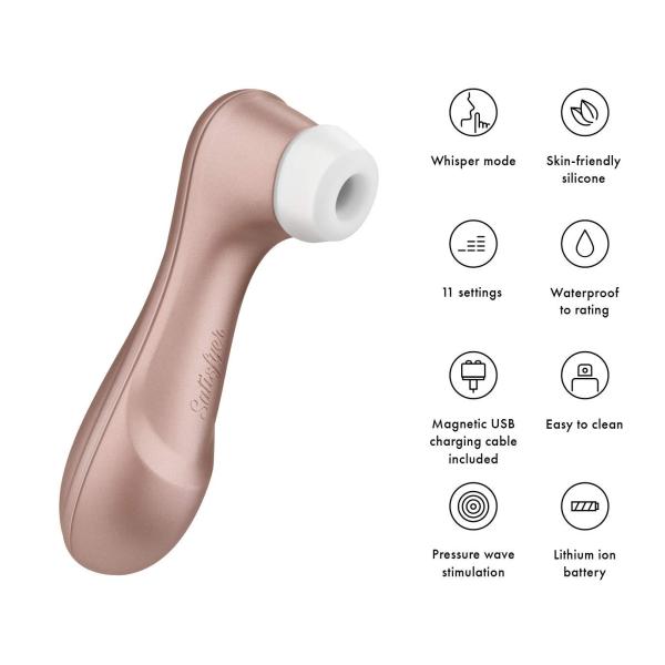 Pro 2 - Masseur Clitoridien à Impulsion d’Air - Satisfyer – Image 3