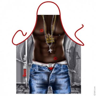 Homme Noir Sexy - Tablier - Itati