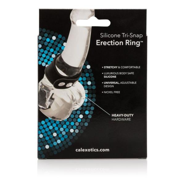 Silicone Tri-Snap Erection Ring - Anneau en Silicone Ajustable - California Exotics – Image 5