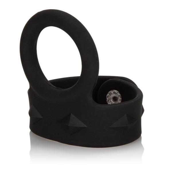Silicone Tri-Snap Scrotum Support Ring - Anneau Double Ajustable - California Exotics – Image 4