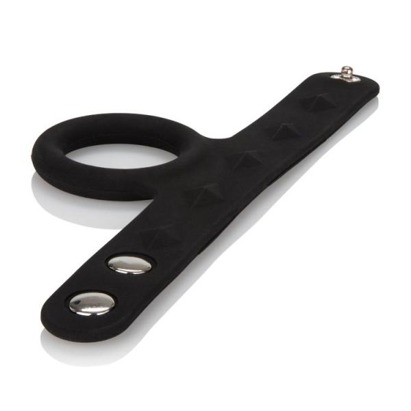 Silicone Tri-Snap Scrotum Support Ring - Anneau Double Ajustable - California Exotics – Image 3