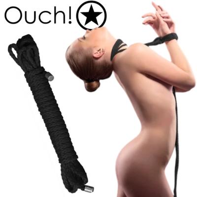 Corde de Bondage en nylon noir – 10 m (32,8 pi) - Ouch!