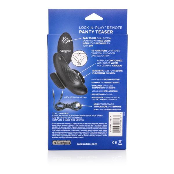 Panty Teaser - Lock-N-Play Remote - Vibrateur Clitoridien à Distance - California Exotics – Image 3