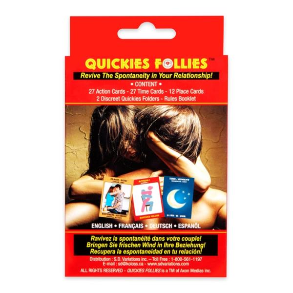 Quickies Follies - Jeu - Cartes 2