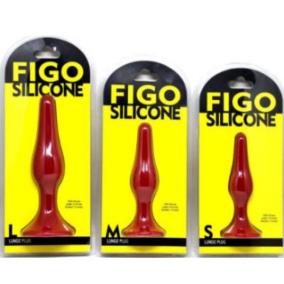 Lungo Plug - Rouge - Figo Silicone