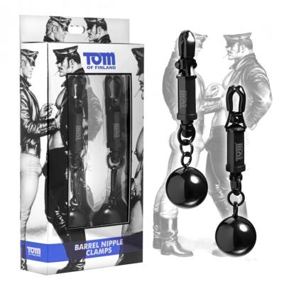 Barrel Nipple Clamps - Tom of Finland - Pinces à mamelons cylindriques