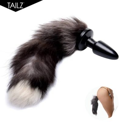 plug anal Tailz avec queue de renard