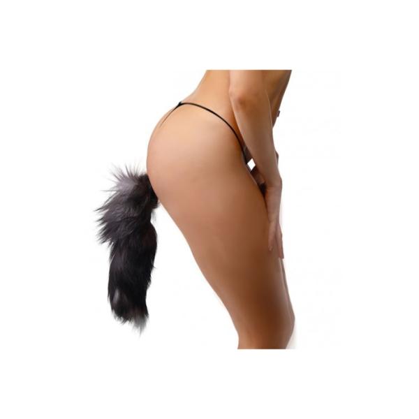 Grey Fox Tail - Anal Plug - Tailz - Plug Anale avec une queue de Renard
