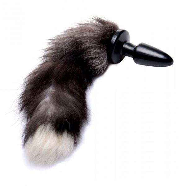 Grey Fox Tail - Anal Plug - Tailz - Plug Anale avec une queue de Renard