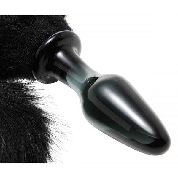 Midnight Fox Tail - Glass Anal Plug - Tailz