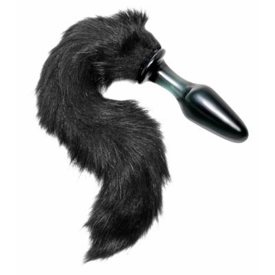 Midnight Fox Tail - Glass Anal Plug - Tailz