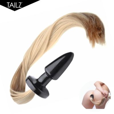 Pony Tail Anal Plug Tailz avec queue blonde