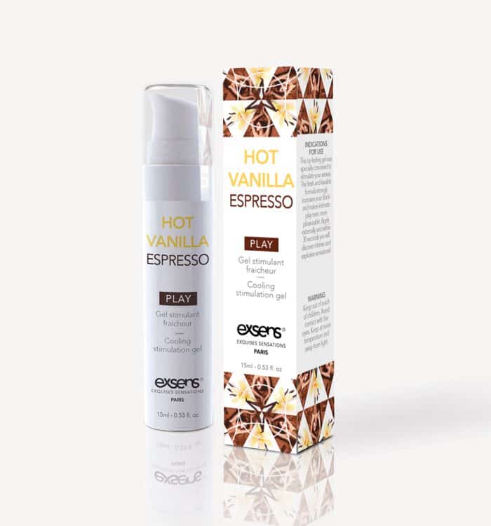 Vanille Chaude Café - Gel Stimulant Fraîcheur - Exsens
