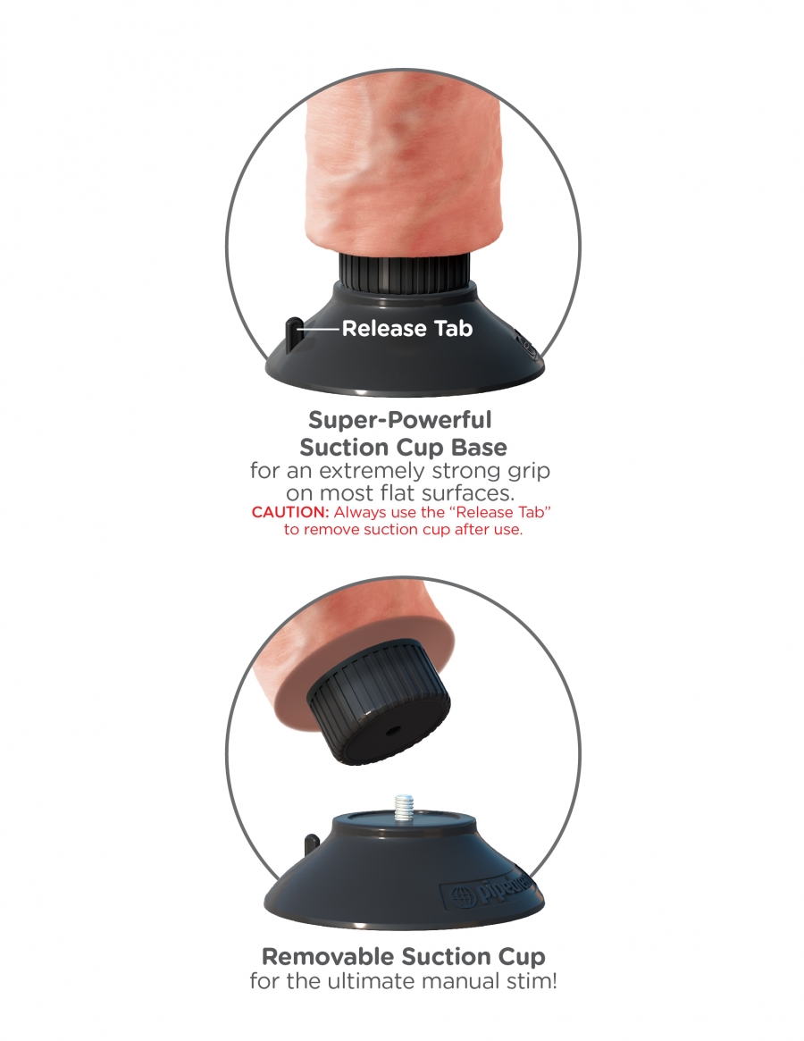 9 Vibrating Cock - Vibrateur Réaliste - King Cock – Image 6