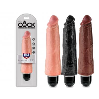 8 Vibrating Stiffy - King Cock