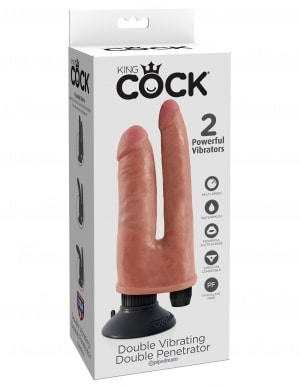 Double Vibrating - Double Penetrator - King Cock