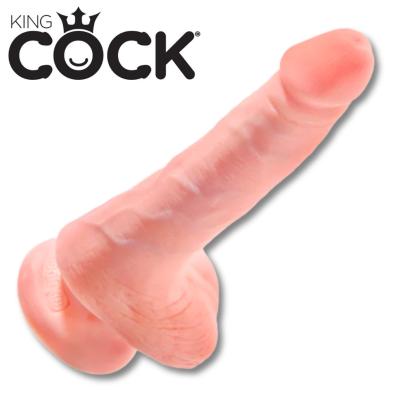 King Cock 6" avec Testicules - Gode Réaliste