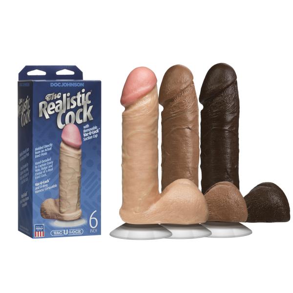 The Realistic Cock 6 - Vac-U-Lock - Doc Jonhson