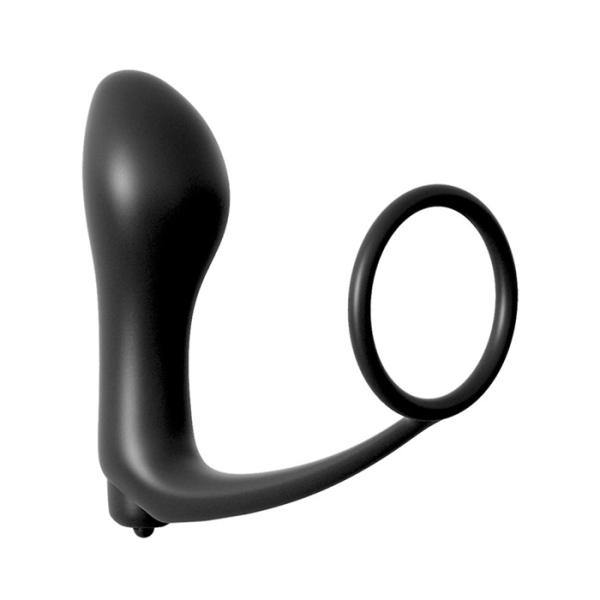 Ass-Gasm Cockring Vibrating Plug - Anal Fantasy Collection