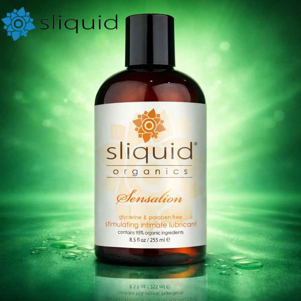 Sliquid Organics Sensation - Lubrifiant Stimulant Organique à Base d’Aloès