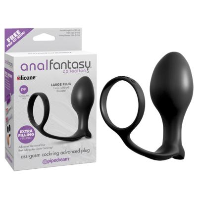 Ass-Gasm Cockring Advanced Plug - Anal Fantasy Collection