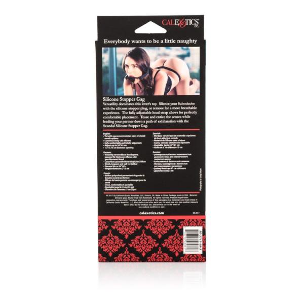 Silicone Stopper Gag - Scandal
