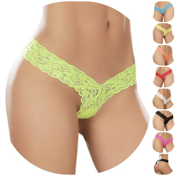Thong en Dentelle en V- 93 - Mapalé