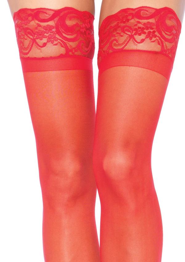 Bas Haut de Cuisse avec Dentelle - 1022 - Leg Avenue – Image 2
