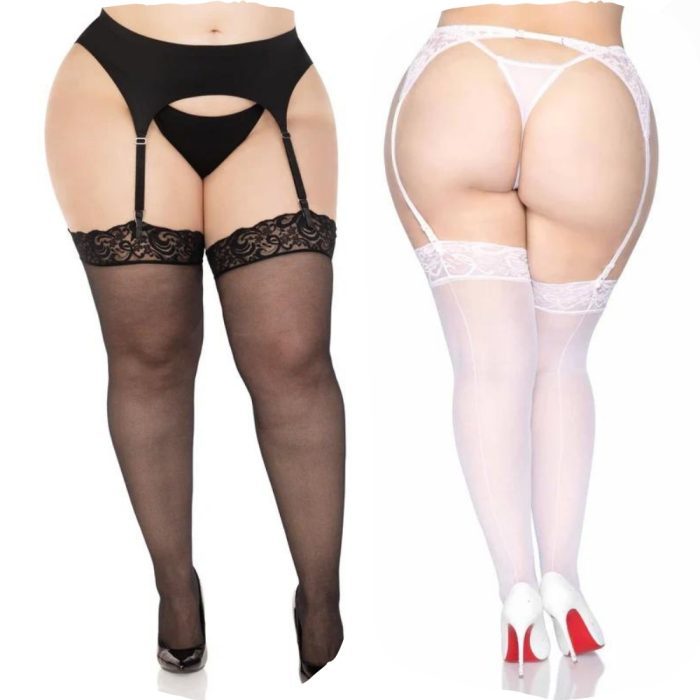 Bas Haute Couture Nuna Grande Taille avec couture arrière.