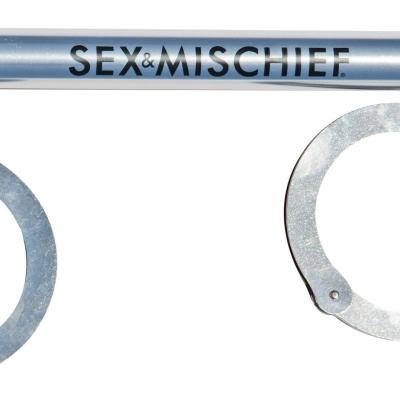 Spreader Bar Metal Cuffs - Sex & Mischief