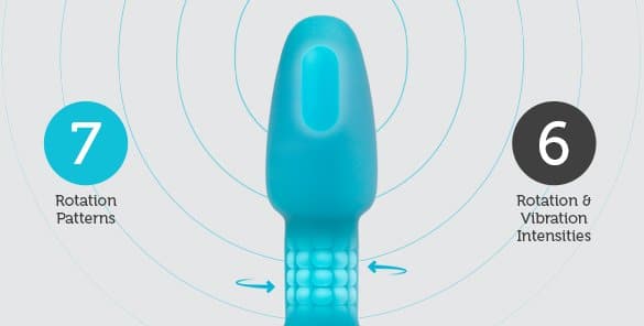 7 Mode de Rotation - Rimming Petite Plug