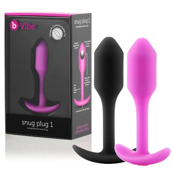 Le Snug Plug 1 de B Vibe est une plug anale de 55 grammes qui est conçu pour procurer une sensation sensuelle de plénitude.