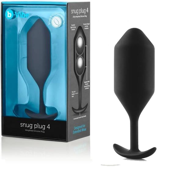 Snug Plug 4 - B-Vibe - Plugs Anales en Silicone avec Poids - Québec