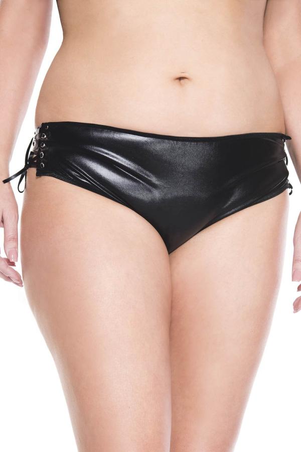 Culotte Wet Look - 10019Q - Grande Taille - Music Legs – Image 2