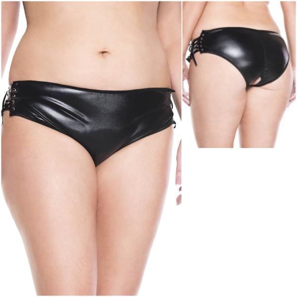 Culotte Wet Look - 100191Q - Grande Taille - Music Legs