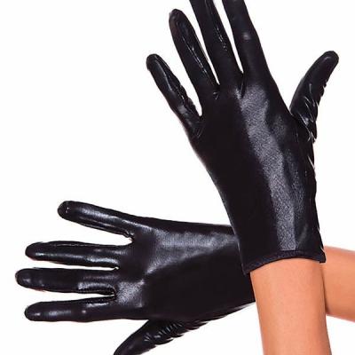 Gants Courts en Wet Look - 4691 - Music Legs