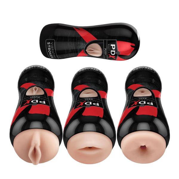 Vibrating Stroker - Masturbateur Vibrant - PDX Elite